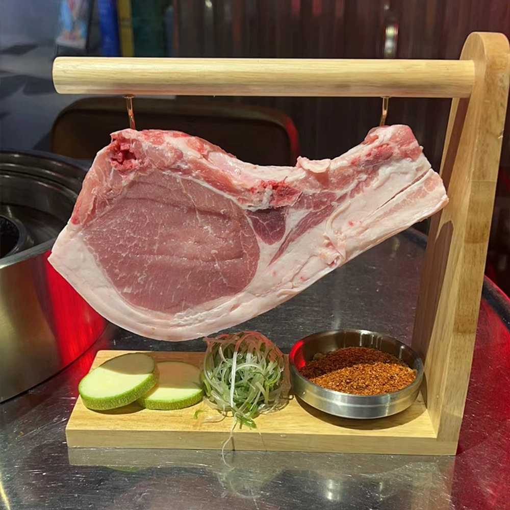 플레이팅 행거 쇠고기 그릇 스시 버전 소모양 초밥 소고기접시 육사시미 횟집 회 - 상세 이미지 2