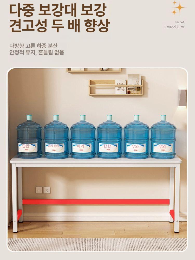폭좁은 책상 사이드 노트북 좁고 거실 창가 선반 보조 슬림한 카페 바퀴달린 기숙사 - 상세 이미지 5