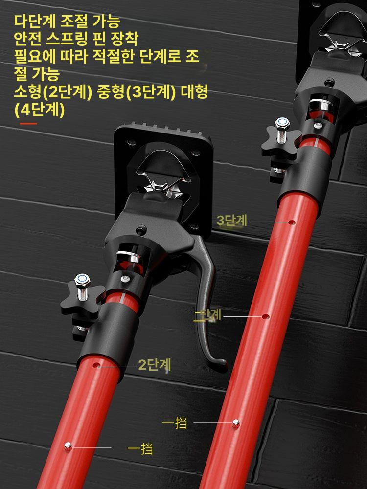 싱크대 하중지지대 서포트 고정대 받침대 브래킷 압축봉 지지봉 벽고정 프레임 - 상세 이미지 3