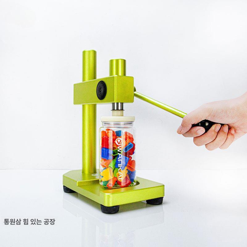 수동 캔시머 밀봉기 캔실링기 뚜껑 커피 업소용 빌봉 기계 알루미늄캔 알루미늄 통조림 - 상세 이미지 5