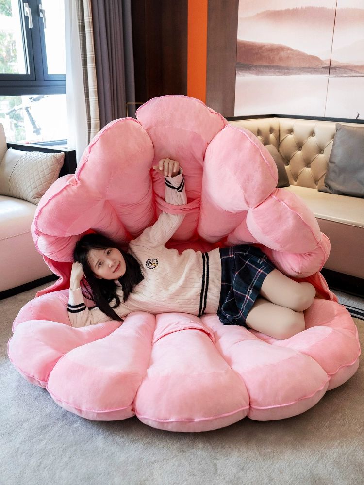 폭신폭신 조개침낭 2m 담요 침상 캠핑 야외 방한 단열 보온이불 차박 쉘베개 여행용 - 상세 이미지 2