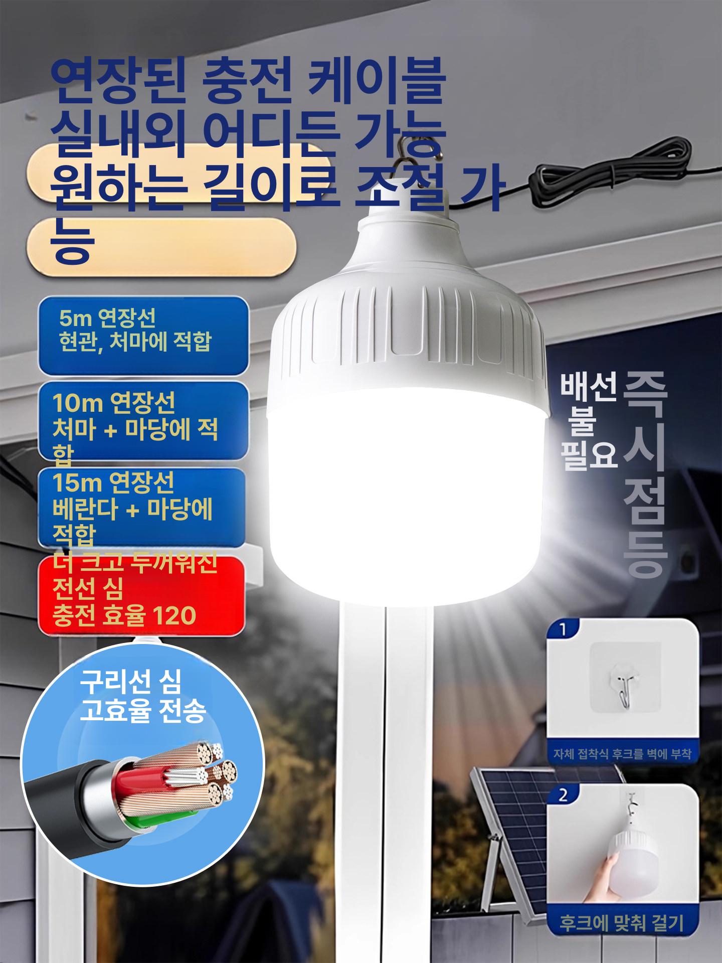 태양광 조명 led 야외 가로등 테라스 말뚝 잔디등 전등 호박등 센서등 육각등 일체형 - 상세 이미지 2