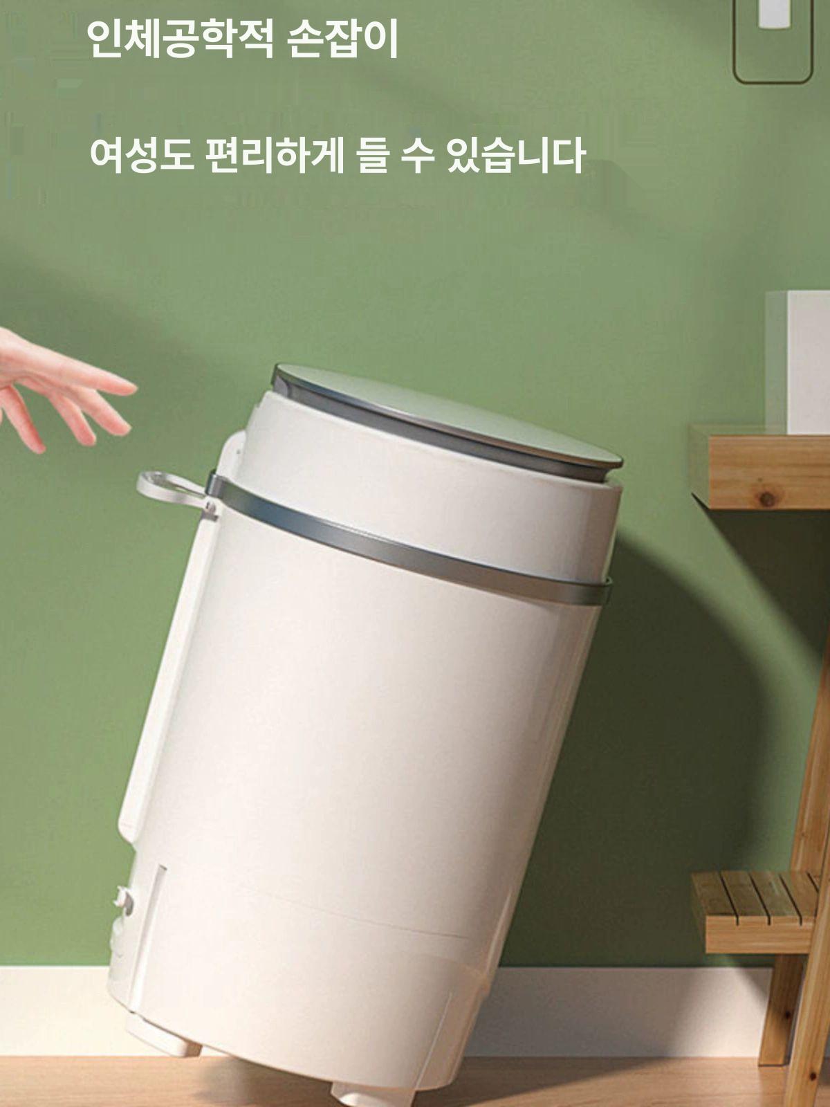 미니 운동화세탁기 신발 소형 양말 빨래 욕실 탈수기 전용 속옷세탁기 수건 - 상세 이미지 2