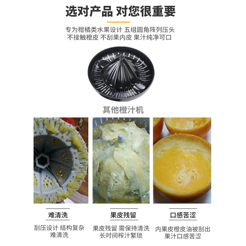 레몬짜는기계 즙짜개 녹즙기 자몽 쥬서기 업소용 과즙기 과즙짜는기계 레몬자동착즙기 - 상세 이미지 3