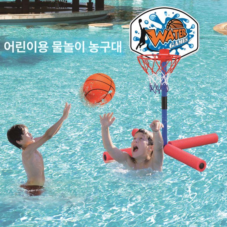 프레임 물놀이용품 축구 워터 야외 레저 해변 공 스포츠 골대 게임 물놀이장 네트 - 상세 이미지 2
