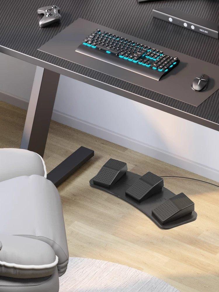 usb 발버튼 단축키 게이밍 컨트롤러 단축 자석축 키보드 조약돌 블랙 매크로 컨트롤 센서 - 상세 이미지 4