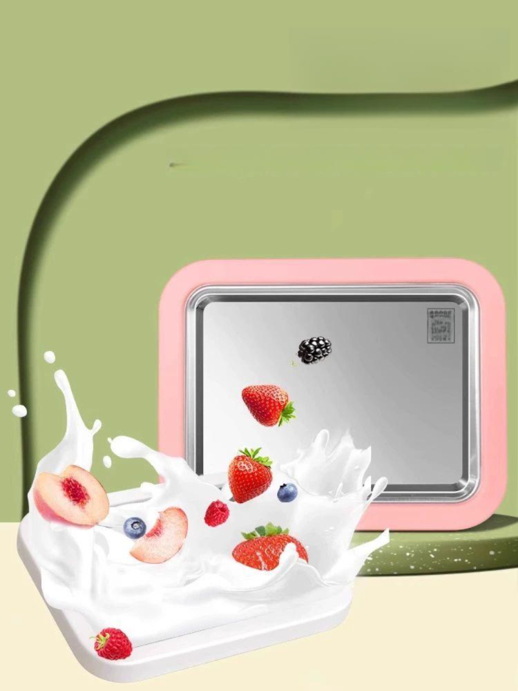 철판 요거트 가정용 디저트 카페 기계 제조기 고급 간편제조 아이스크림기계 요구르트 - 상세 이미지 3