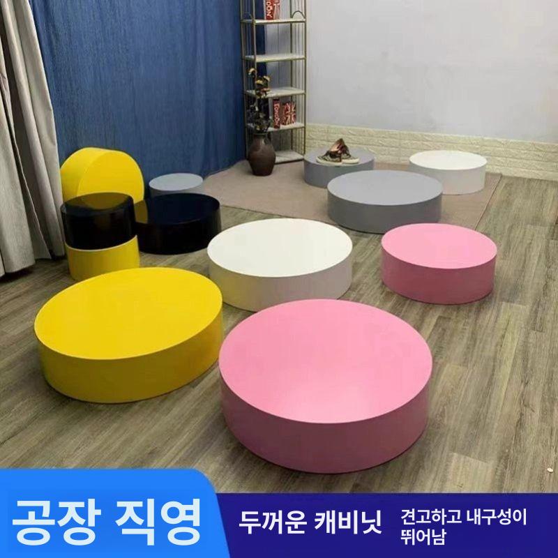 스튜디오 원형단상 높이 전시대 직경 받침대 촬영용 전시용 무대 원형발판 포토존 - 상세 이미지 2