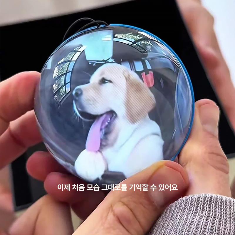 수정구슬 소울메모리볼 직사각형 추억보관 크리스탈볼 선물 구형 - 상품 이미지