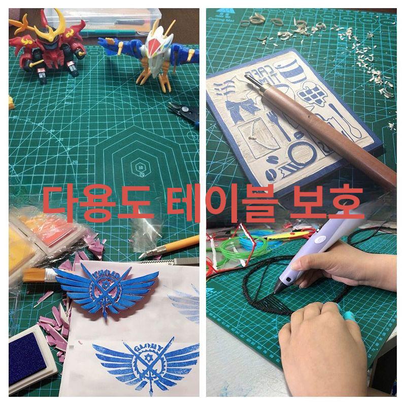 재단용 커팅매트 컷팅 작업대 수작업 작업용 재단판 수공구 보호 깔개 칼판 방지 - 상세 이미지 5