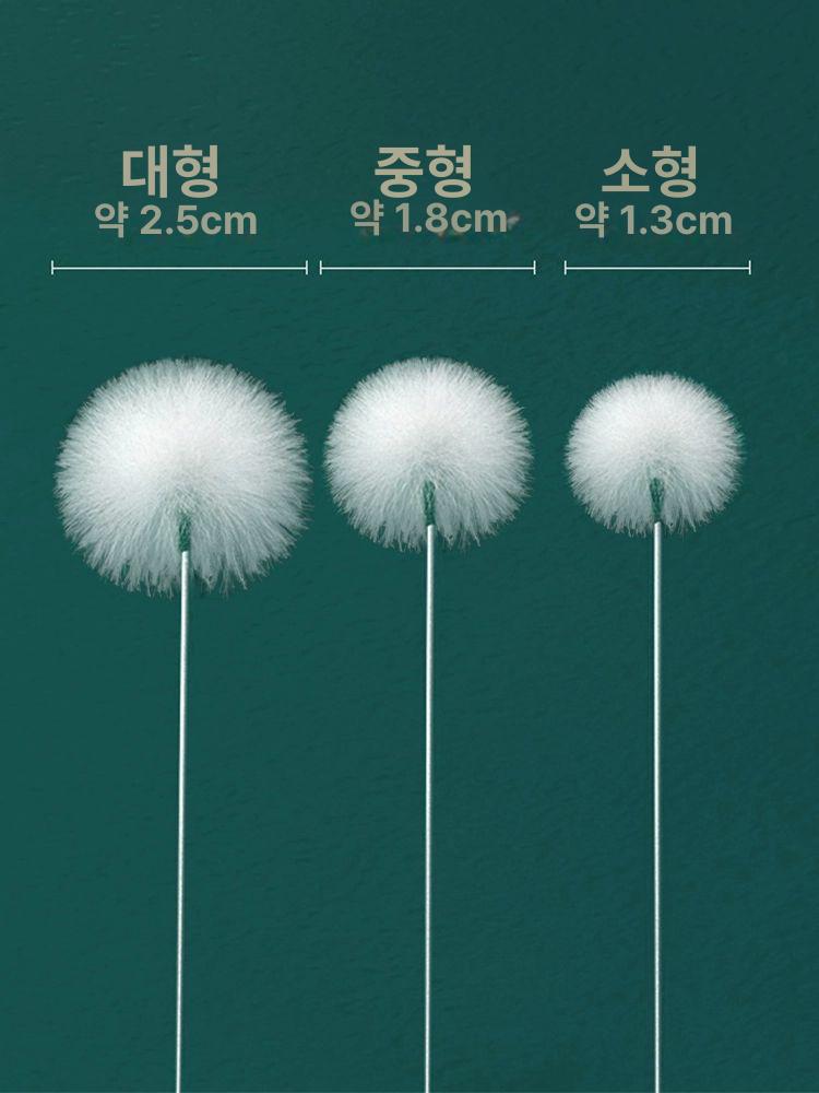 카메라 솜털 귀 청소 관리 거위 털 귀이개 파개 세트 - 상세 이미지 5