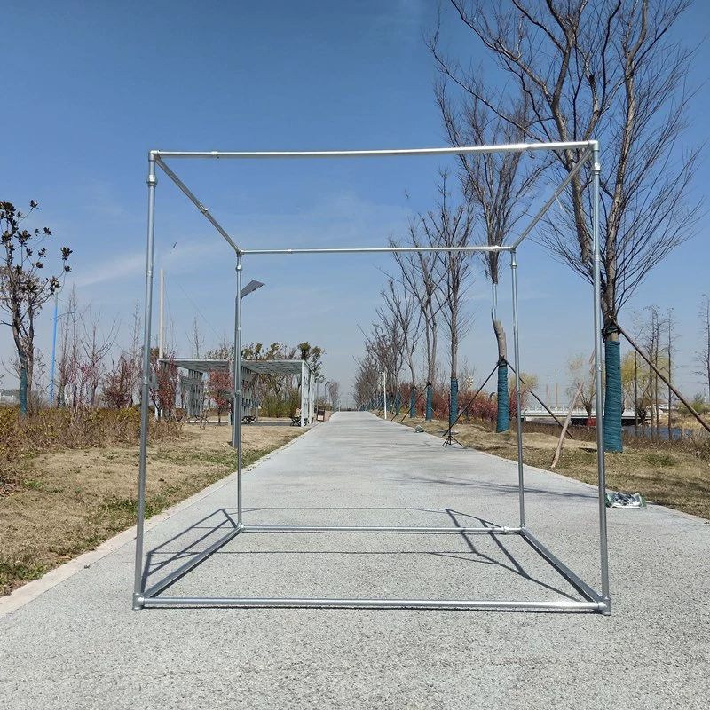 뼈대 비닐하우스 온실 아치형 텃밭 식물 꽃 창고 농업용 비닐 프레임 조립식 마당 원예 - 상세 이미지 5