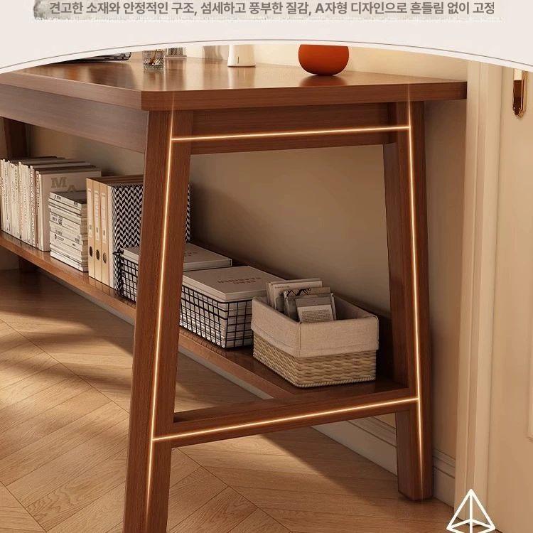 슬림 침대협탁 모던 서랍 수납장 침대옆 탁자 인테리어 원목협탁 좁은협탁 심플 - 상세 이미지 4
