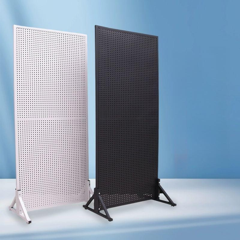 타공판 스탠드 철망 공구 페그보드 구멍 스텐 선반 보드 타공 파티션 공구걸이 정리함 수납 - 상세 이미지 2