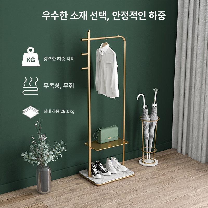 선반 플로어코트랙 럭시 이동식 옷걸이 인테리어 수납 받침대 가정용 심플 미드센추리 - 상세 이미지 5