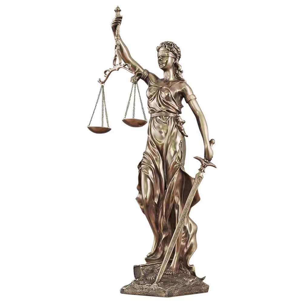 정의의여신상 변호사 장식품 인사이동 풍수 사무실 엔틱 로펌 개업선물 정의여신상 - 상품 이미지