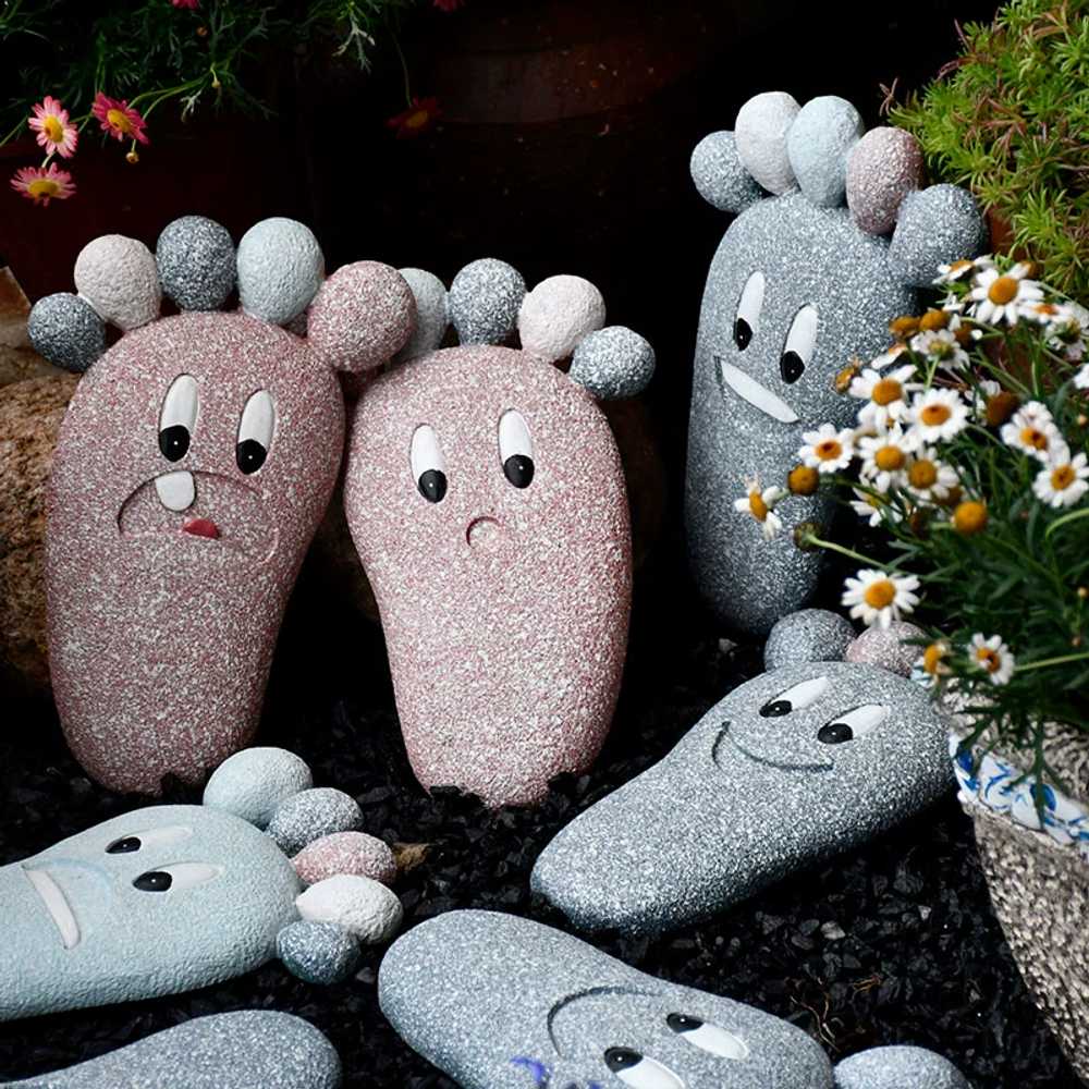 정원 디딤석 발바닥 시공 가드닝 셀프 장식 꾸미기 전원주택 야외 판석 디딤돌 - 상세 이미지 2