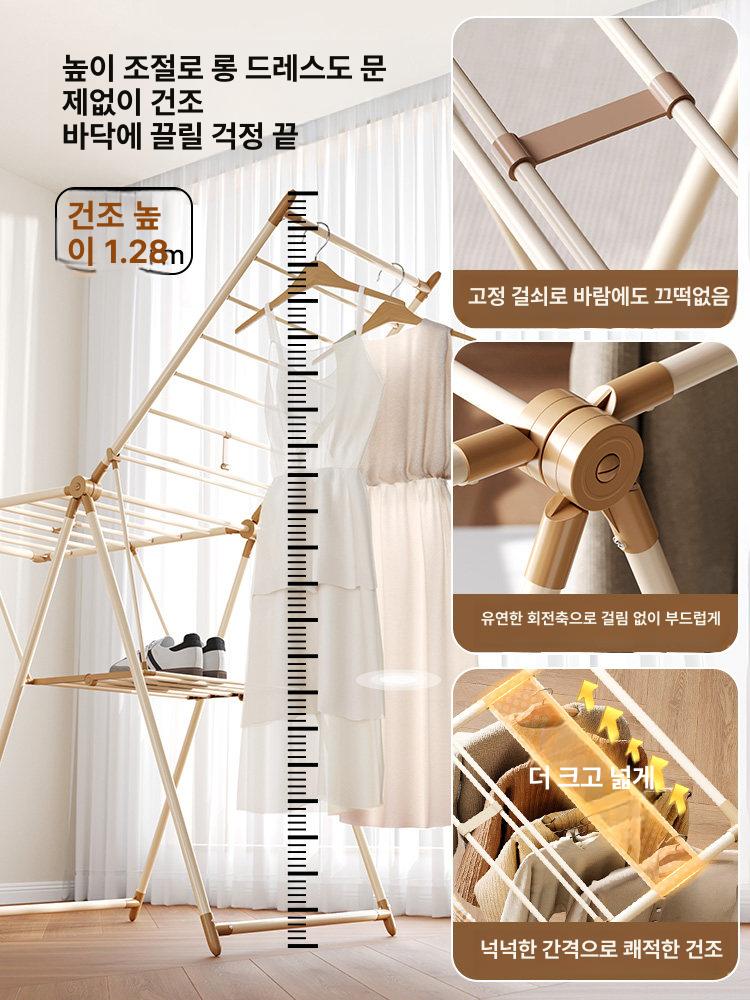 수납 모서리행거 나뭇가지형 자취방 인테리어 공간활용 코너행거 코트랙 옷걸이행거 - 상세 이미지 4