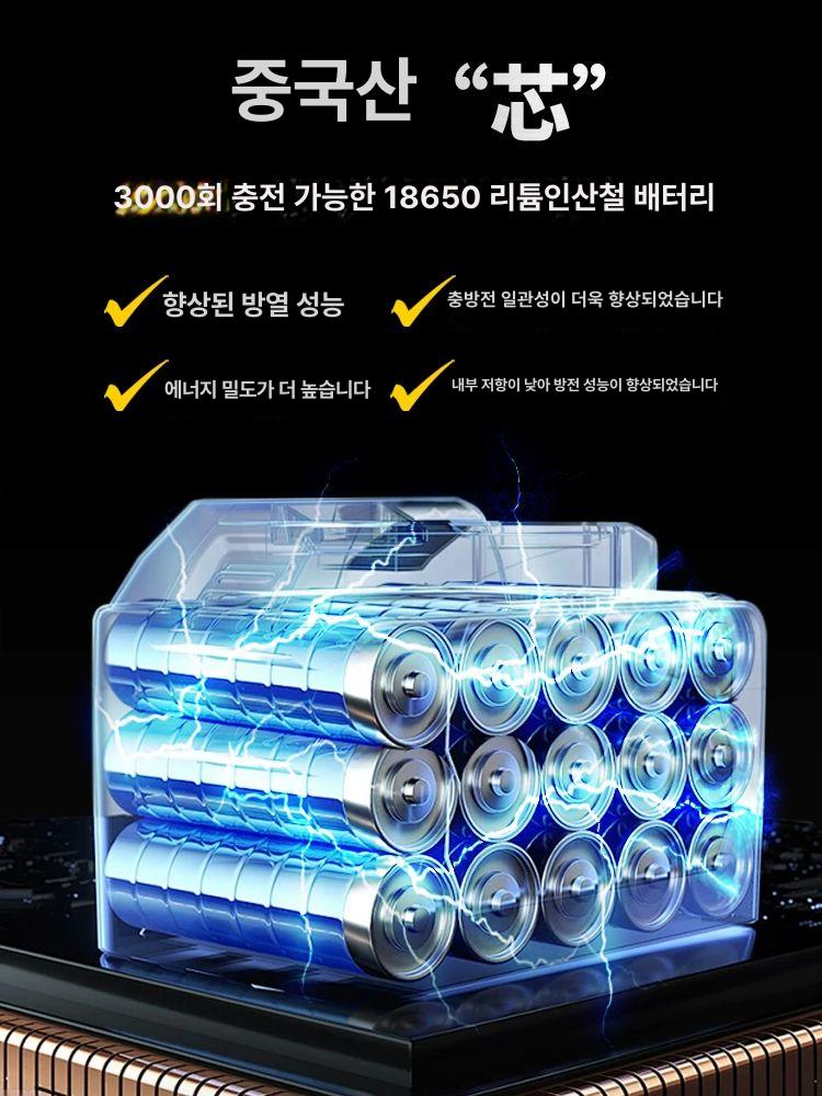 충전식 전동 전정 가위 대용량 배터리 가지치기 정원 관리 조경용 원예 도구 - 상세 이미지 3