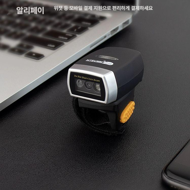 택배 스캐너 핑거 웨어러블 물류 링 스캐닝 바코드리더기 손가락 송장인식 반지형 - 상세 이미지 3