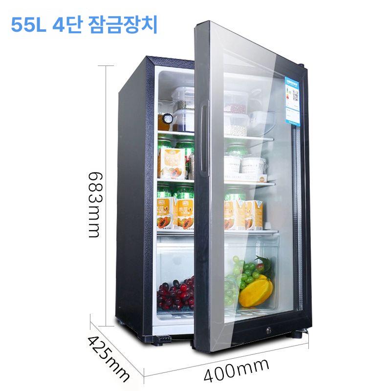 무소음냉장고 휴게실 미니사이즈 자취 더블락 탕비실 학교 - 상세 이미지 5