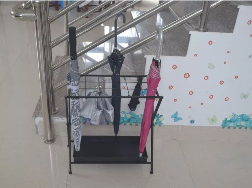 현관 철제우산꽂이 우산거치대 인테리어 보관함 우산통 우산걸이 호텔 로비 직사각형 - 상세 이미지 2