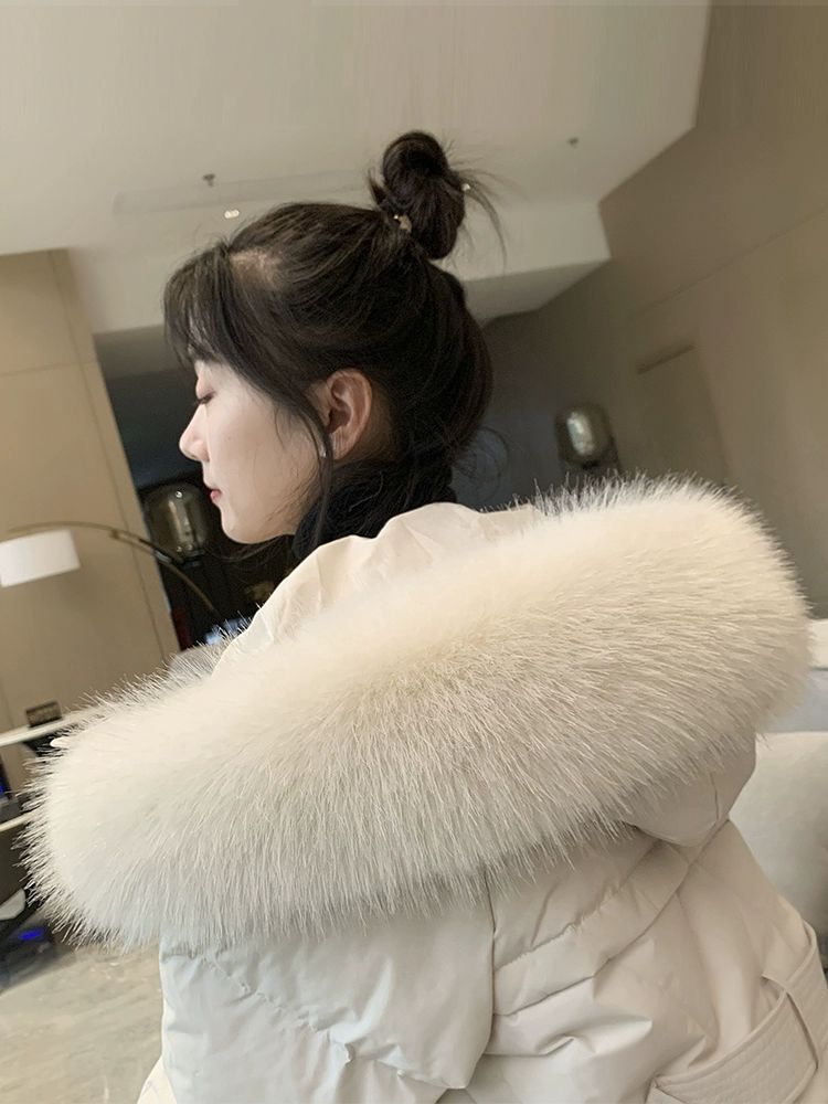 남여 패딩 모자 라쿤털 페이크퍼 리폼 모자털 교체 야상 후드 - 상세 이미지 2