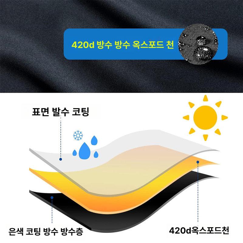 야외 커버 다용도 레인 천막 테이블보 사각방수천 쉐이드 태양 타프 파티오 방수포 - 상세 이미지 3