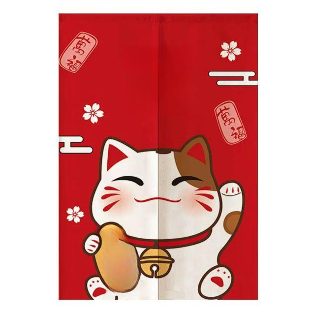 입구 가리개 일식 인테리어 커텐 주방 식당 횟집 가림막커튼 가림막 패브릭 중문 출입구 - 상세 이미지 2
