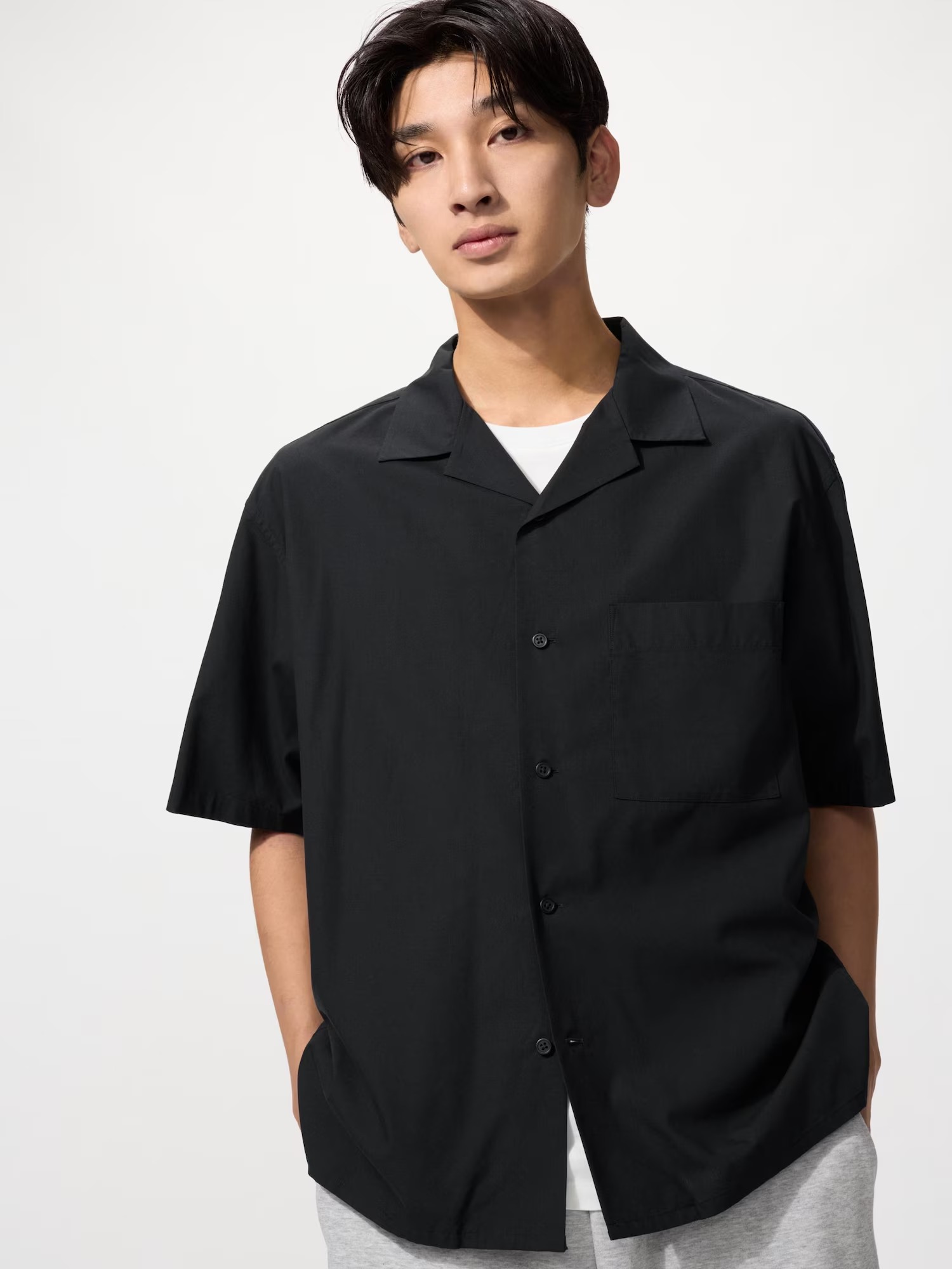 유니클로 오픈 카라 셔츠 [26SS] 봄 여름 데일리 여행 5부 시원한 가벼운 바캉스 이미지 8