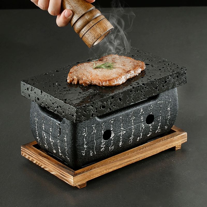숯불 돌불판 야외 화로대 마당 캠핑 글램핑 돌 바비큐 스토브 화덕 바베큐 난로 불멍 - 상세 이미지 3