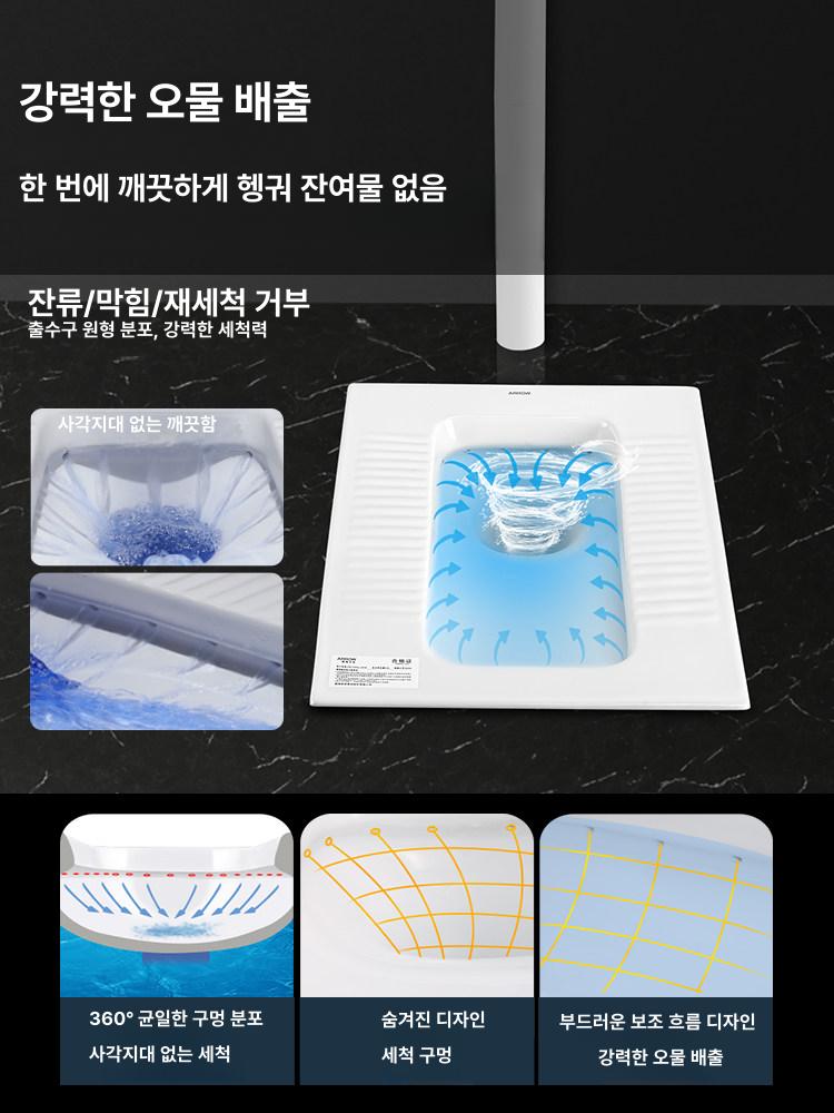 옛날 변기 재래식 건식 농촌 화변기 시골 옛날변기 가정용 재래식변기 덮개 변기통 원형 - 상세 이미지 5
