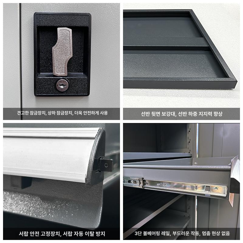 수납장 공구캐비닛 철제 대형 서랍 부품 정리함 타공 정리대 공구캐비넷 현장 보관 - 상세 이미지 4