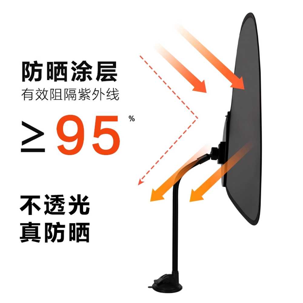 모니터햇빛가리개 차량용 자외선 책상 사무용 프라이버시 차단 방지 눈부심 가림막 - 상세 이미지 5