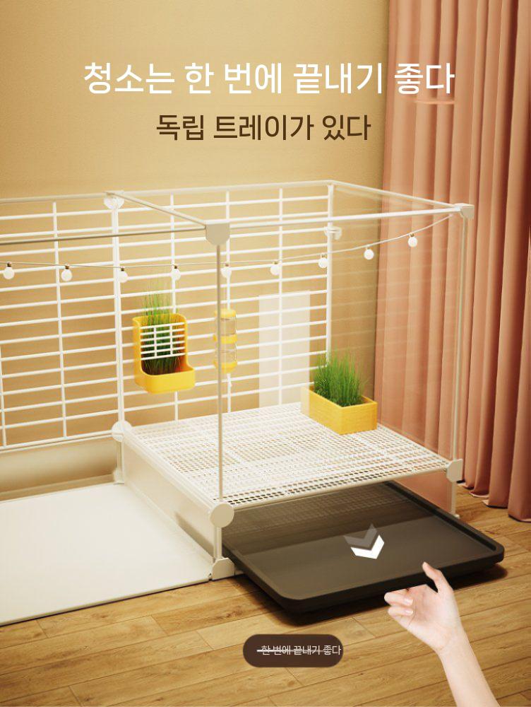 뉴기니 기니피그 가정용 투명 대형 은신처 파충류 도마뱀 사육장 크레 백업 게코 거북이 동굴 - 상세 이미지 5