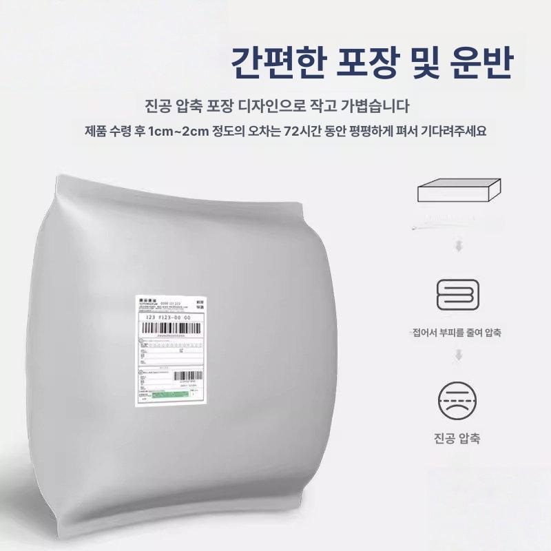 매트리스 토퍼 라텍스 단단한 침대 퀸 수면매트 손님용 원룸 하드 바닥 단단한토퍼 매트 - 상세 이미지 5