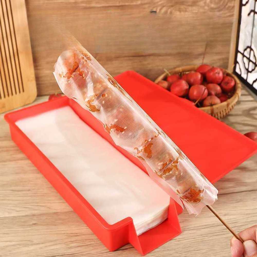 탕후루 포장지 식용종이 업소용 대용량 깔지 절인 특수 찹쌀종이 받침 설탕 식품 - 상품 이미지