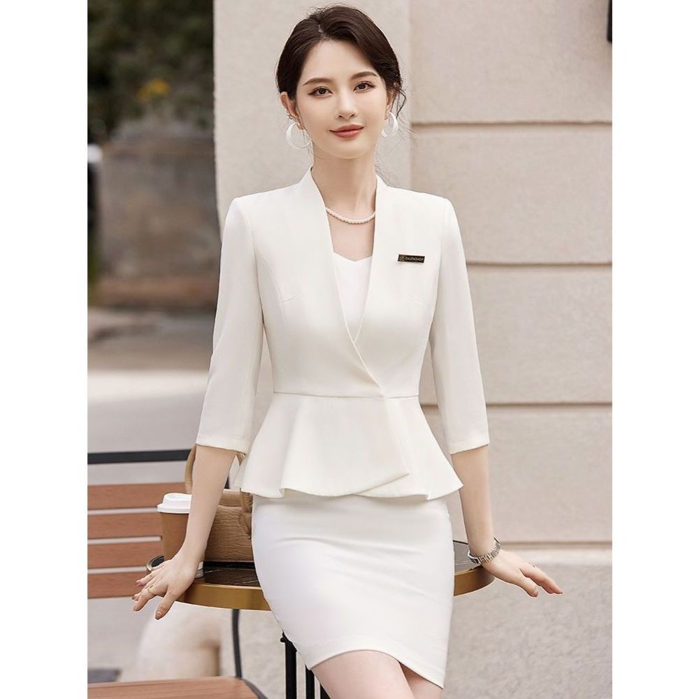 세라복 반팔 자켓 졸업사진 네이비 할로윈 여성 의상 파티 코스프레 코스튬 세트 드레스 - 상품 이미지