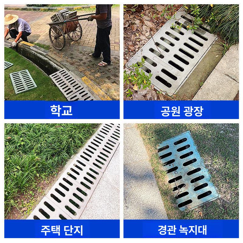 콘크리트 배수로관 트렌치 측구수로관 길이 배수관 폭 높이 뚜껑 빗물받이 맨홀 토목 - 상세 이미지 4