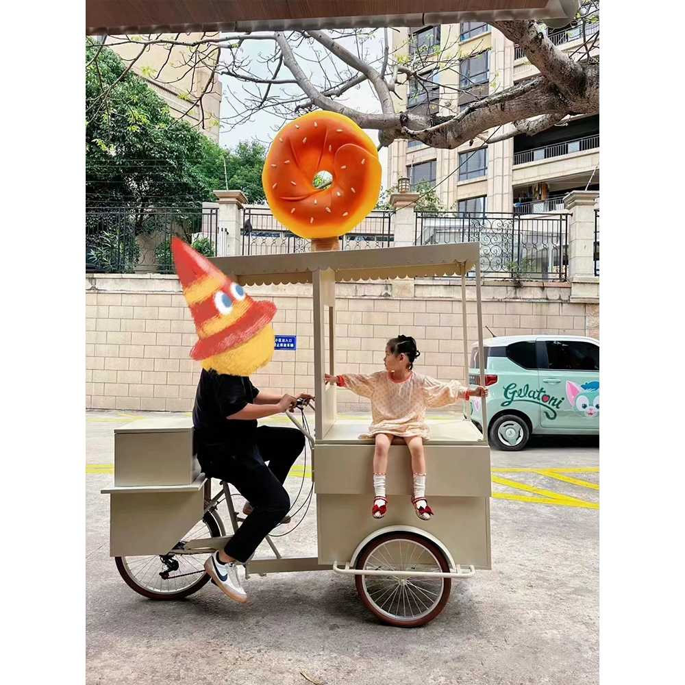 베이글 배경 소품 매장 입체 카페 벽간판 빵 디저트 입구 장식 조형물 베이커리 - 상세 이미지 2