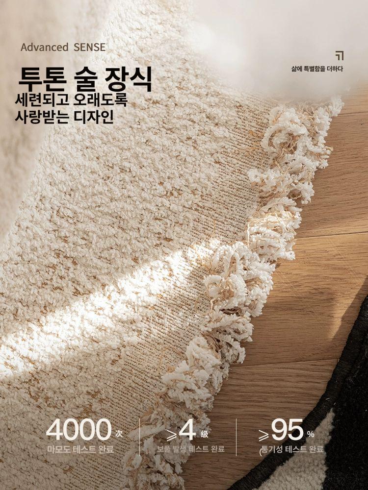 거실 대형쇼파커버 물결무늬 패브릭 사계절 소파덮개 천 다용도 논슬립 극세사 보호 - 상세 이미지 3