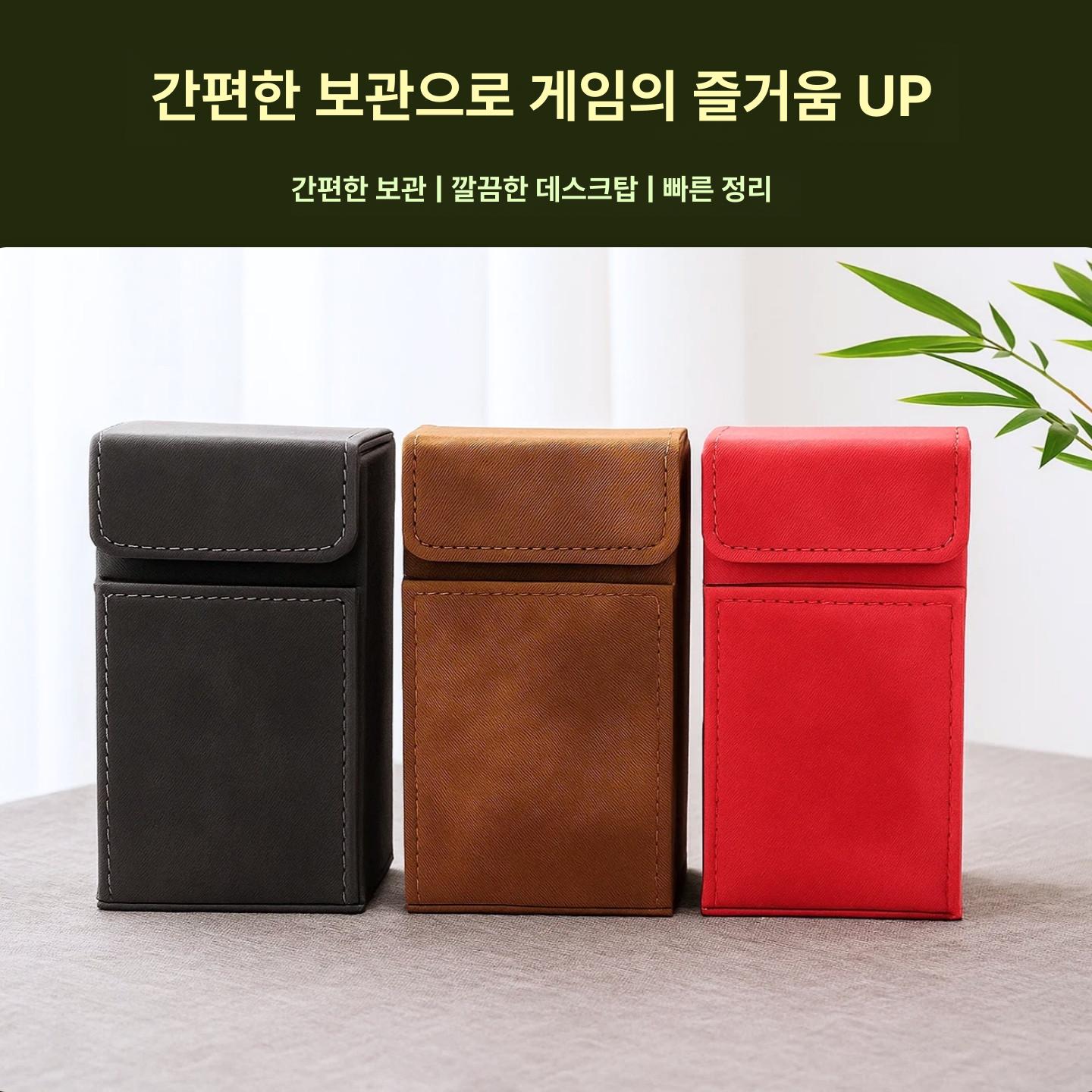 가죽 주사위 디자인 보관 타로 드로스트링 위한 최대 트레이 케이스 스냅으로 자석 이미지 6