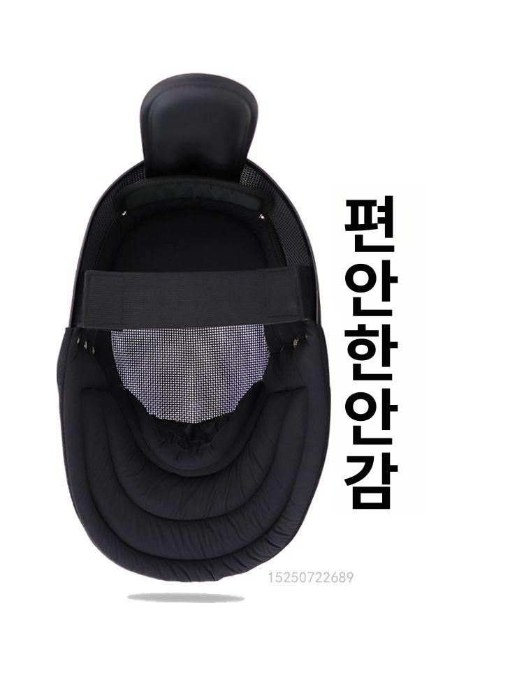 펜싱마스크 펜싱 헬멧 고정 안면 고정식 연습 분리형 보호마스크 보호구 - 상세 이미지 3