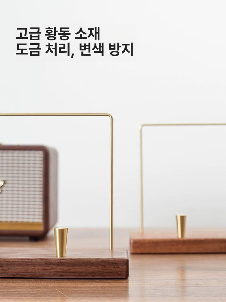 lp거치대 정리함 원목 장식장 레코드 꽂이 에보니우드 레코드랙 랙 선반 사펠리우드 우드 - 상세 이미지 3
