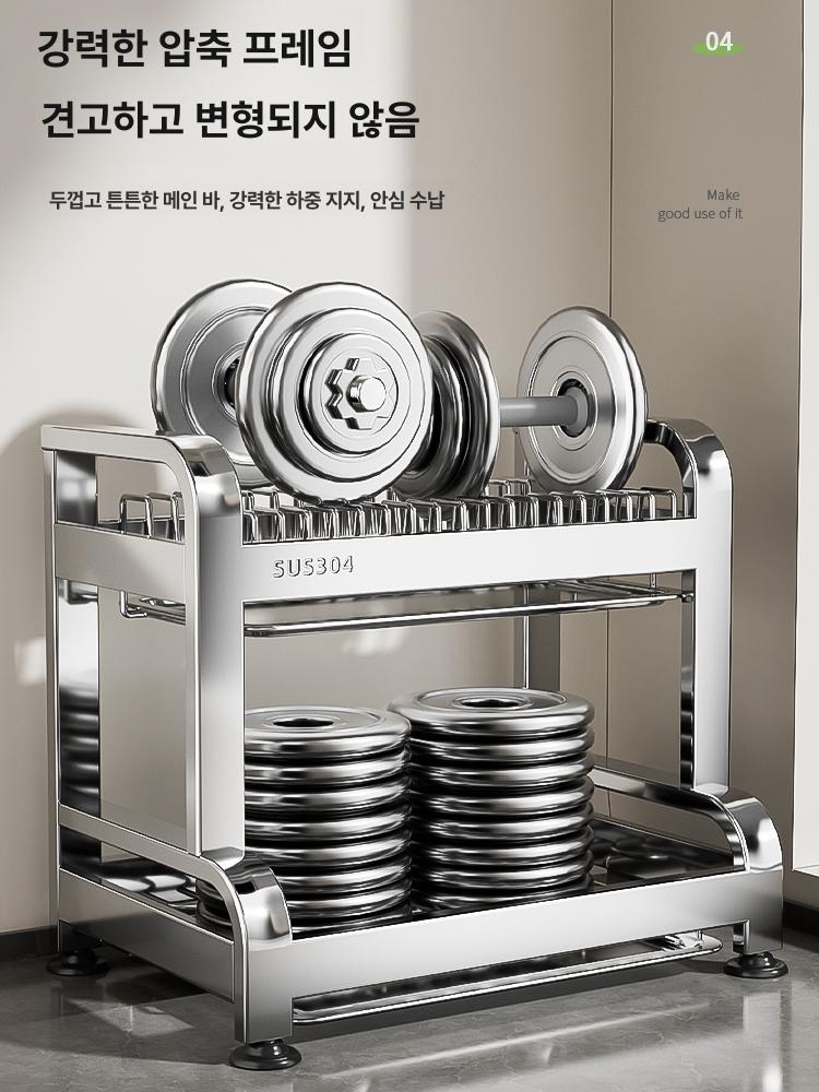 식기건조대 수납 스테인레스 주방 설거지건조대 확장형 틈새 올 올스텐 설거지 무타공 - 상세 이미지 5