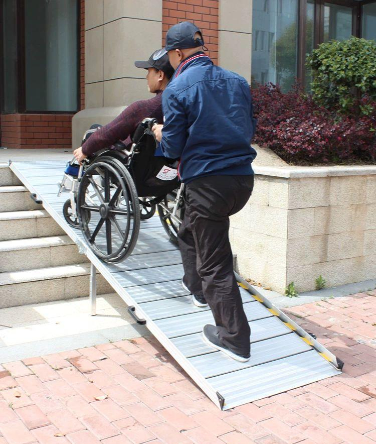 이동식 휠체어경사로발판 현관 입구 오르막 진입로 턱단차 램프 높이 보드 - 상품 이미지