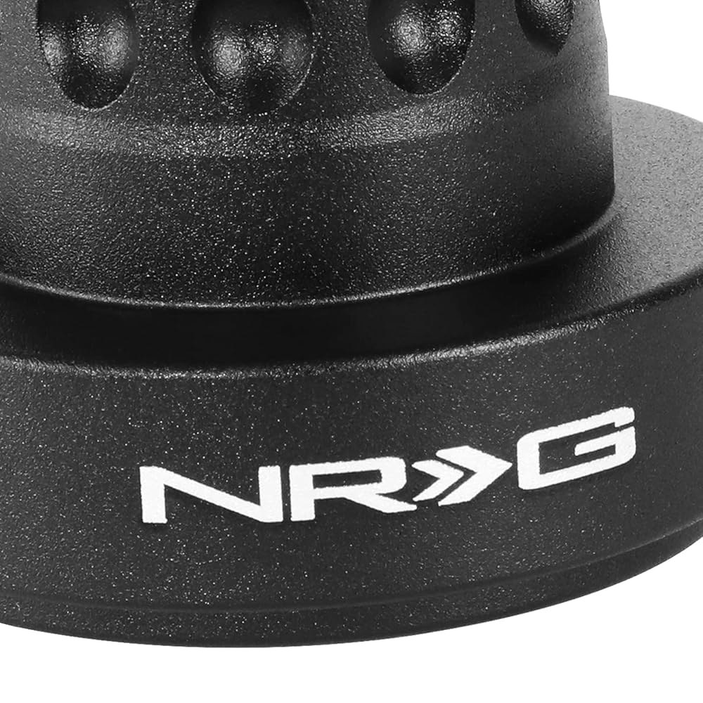NRG 이노베이션스 스티어링 휠 레이스 쇼트 허브, 알루미늄 레이싱 허브 어댑터, 퀵 릴리스 컴팩트 스타일 94-02 혼다 어코드, 블랙, NRG-SRK-RL130H-BK와 호환 - 상세 이미지 2
