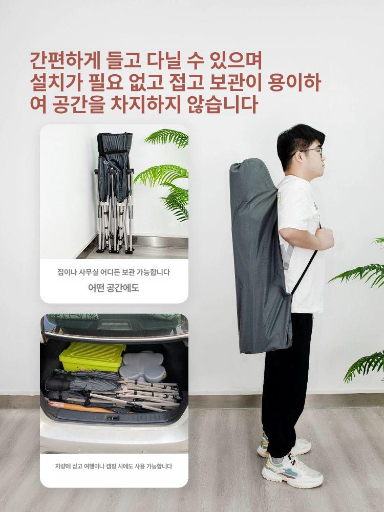 초경량 침대 접이식 캠핑 휴대용 낮잠 알루미늄 간이침대 야전침대 폴딩 야전 야외 군용 이미지 6