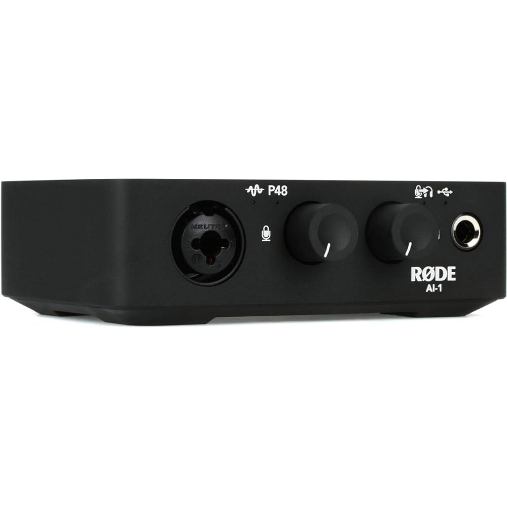 Road AI-1 USB 오디오 인터페이스, 블랙 USB Audio Interface - 상품 이미지