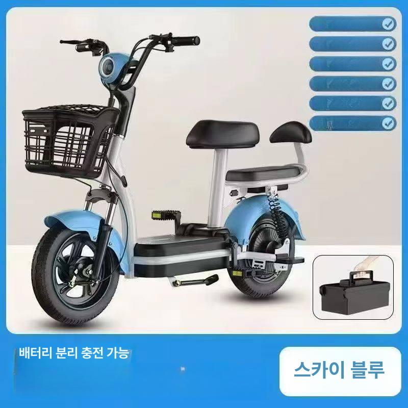 배달용 전기자전거 투잡 출퇴근용 성인용 주행거리 전동자전거 - 상세 이미지 3